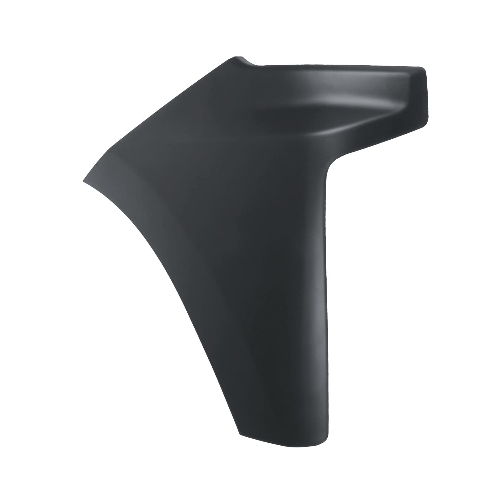 BXZ front bumper end cap passenger side showing replacement fit and alignment benefit
