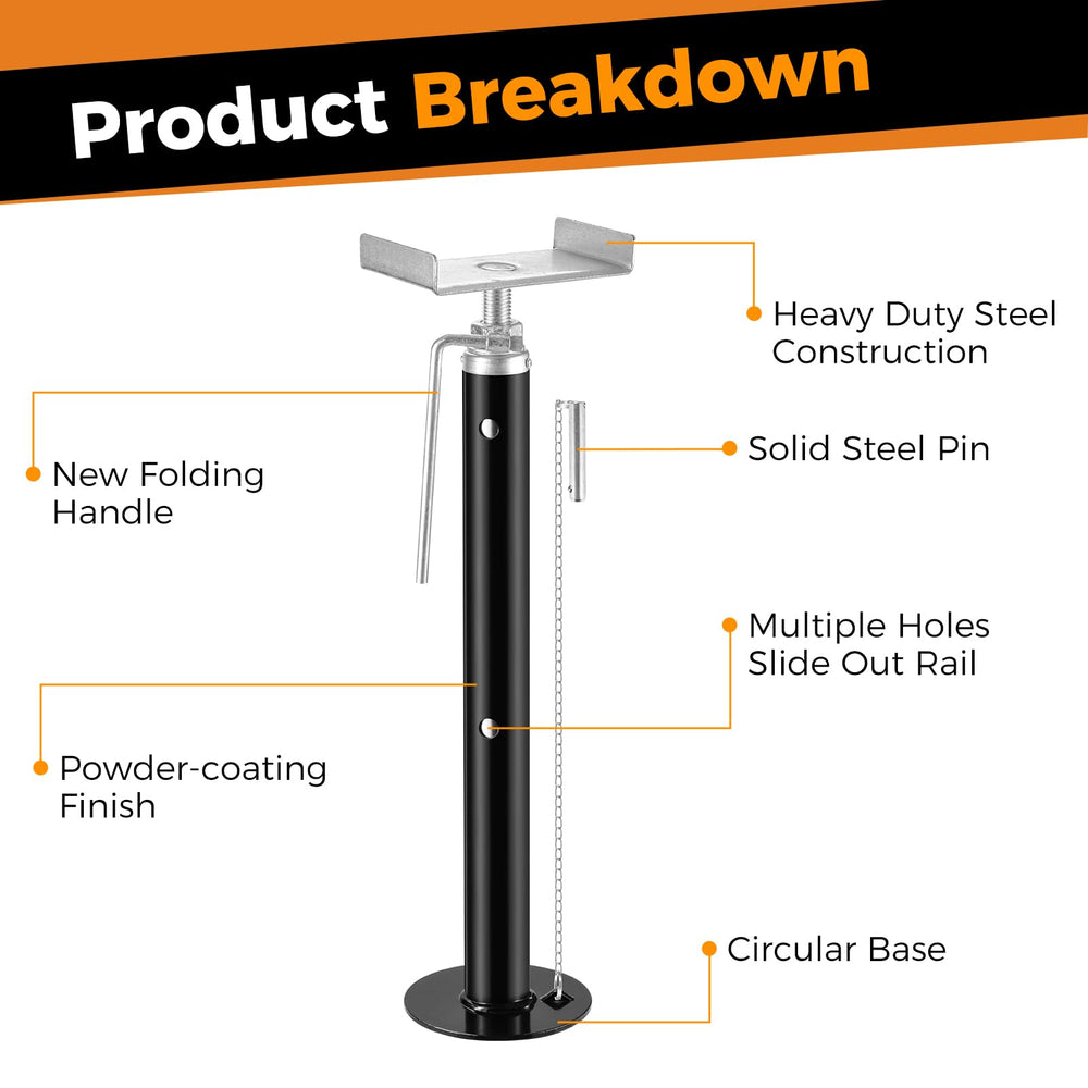 BYERNAUTO installed under travel trailer slide providing steadier camping
