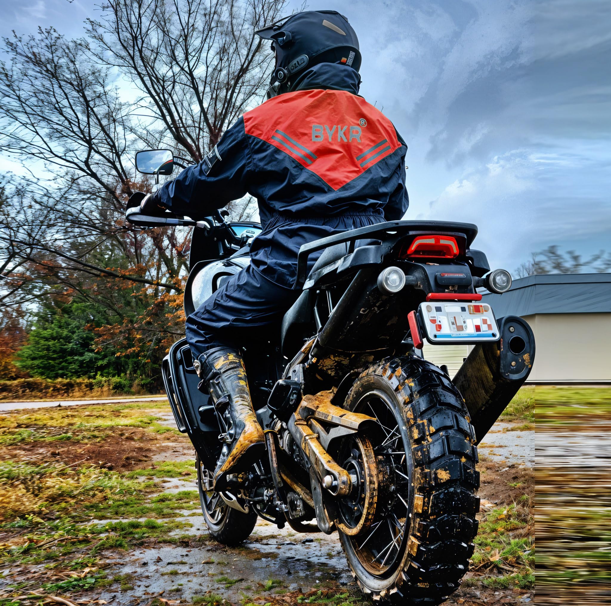 BYKR anti-slip pant cuff and closure preventing ride-up for safer cycling