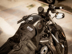 BYKR pocket layout including concealed carry pocket for secure storage