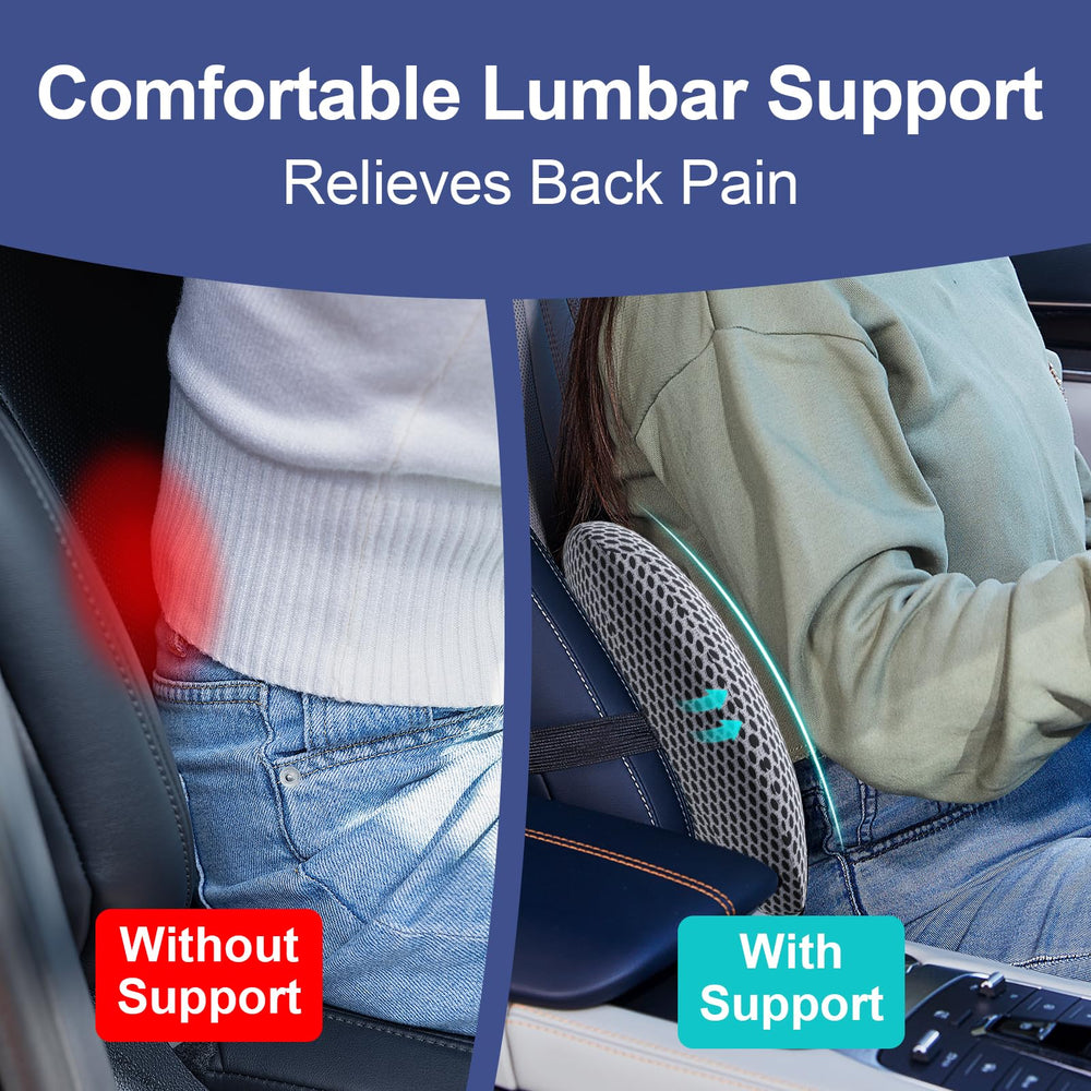 BYMECOST installed in car seat demonstrating improved driving posture