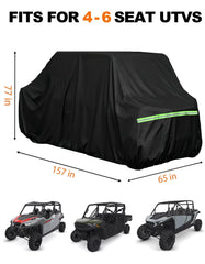 BystralX under‑UTV strap and buckle securing cover against strong winds