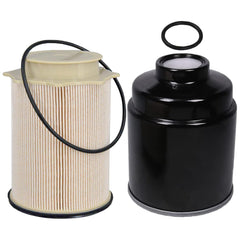 BZANPAR front view fuel filter showing compact design and easy fitment