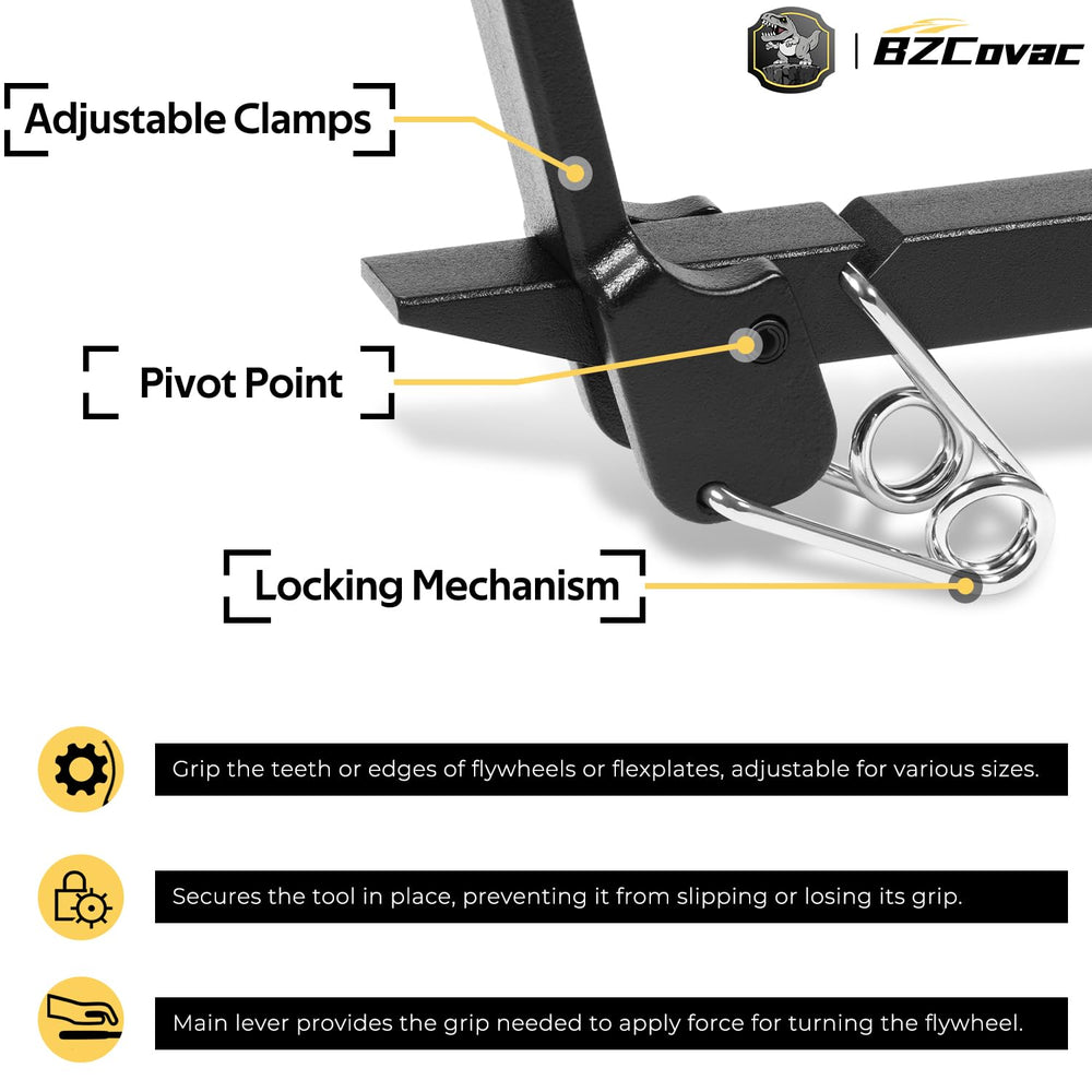 Bzcovac 25556 rubber-coated handle for better grip comfort