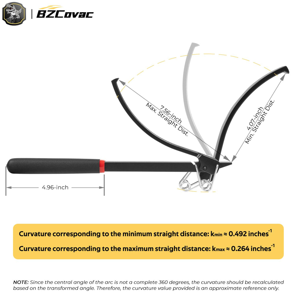 Bzcovac 25556 beside wrench for scale, showing compact size