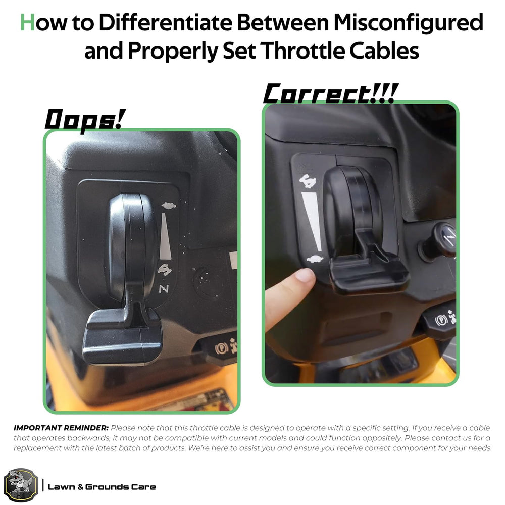 Bzcovac installed on Cub Cadet dashboard demonstrating easy fit and restored throttle function