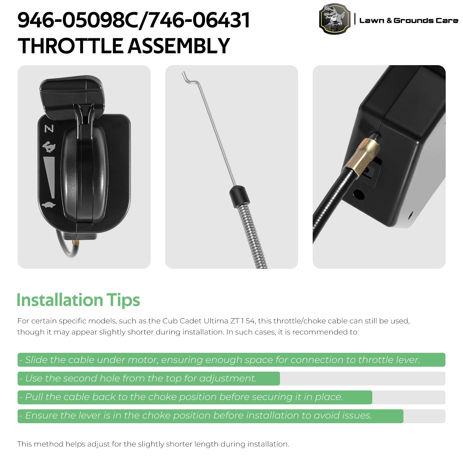 Bzcovac cable next to ruler indicating exact length and accurate OE-spec sizing