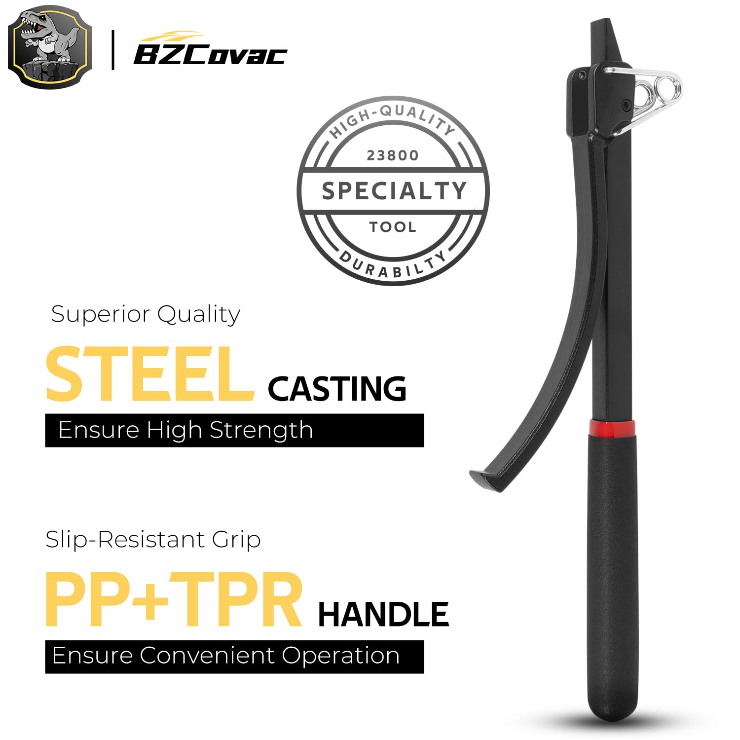 Bzcovac engaging flywheel teeth to hold rotation securely