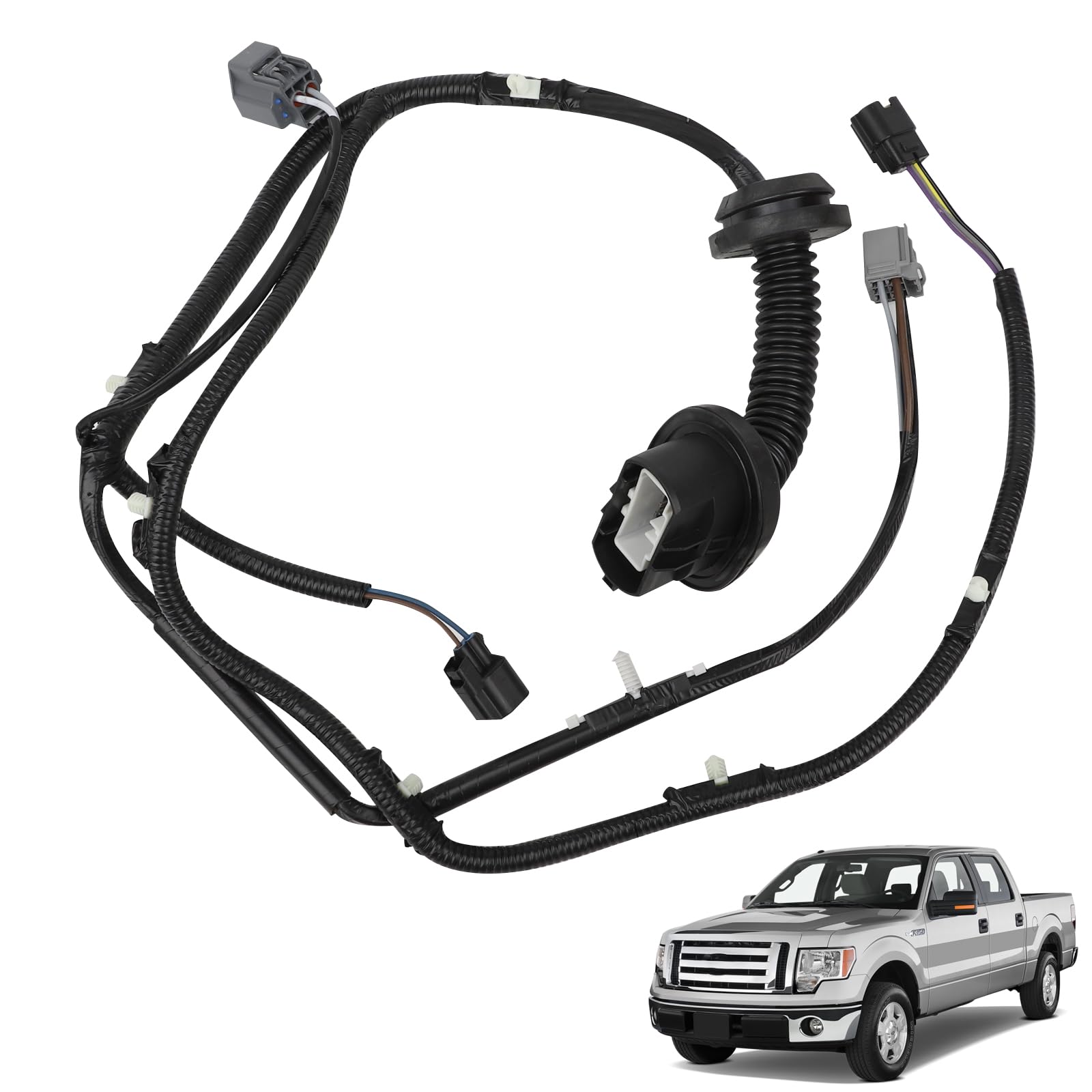 B.ZSSY front view of rear left jumper harness showing complete assembly and benefits