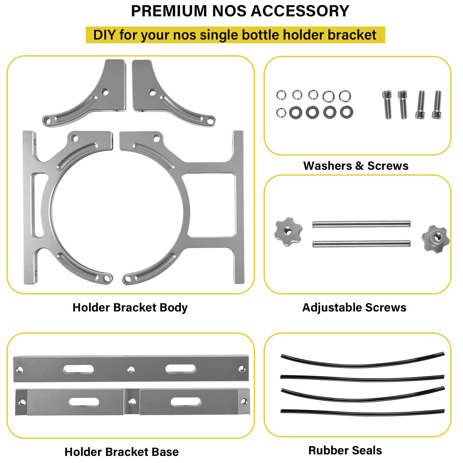 Bzsunway wing nuts and hardware for quick tool-free tightening