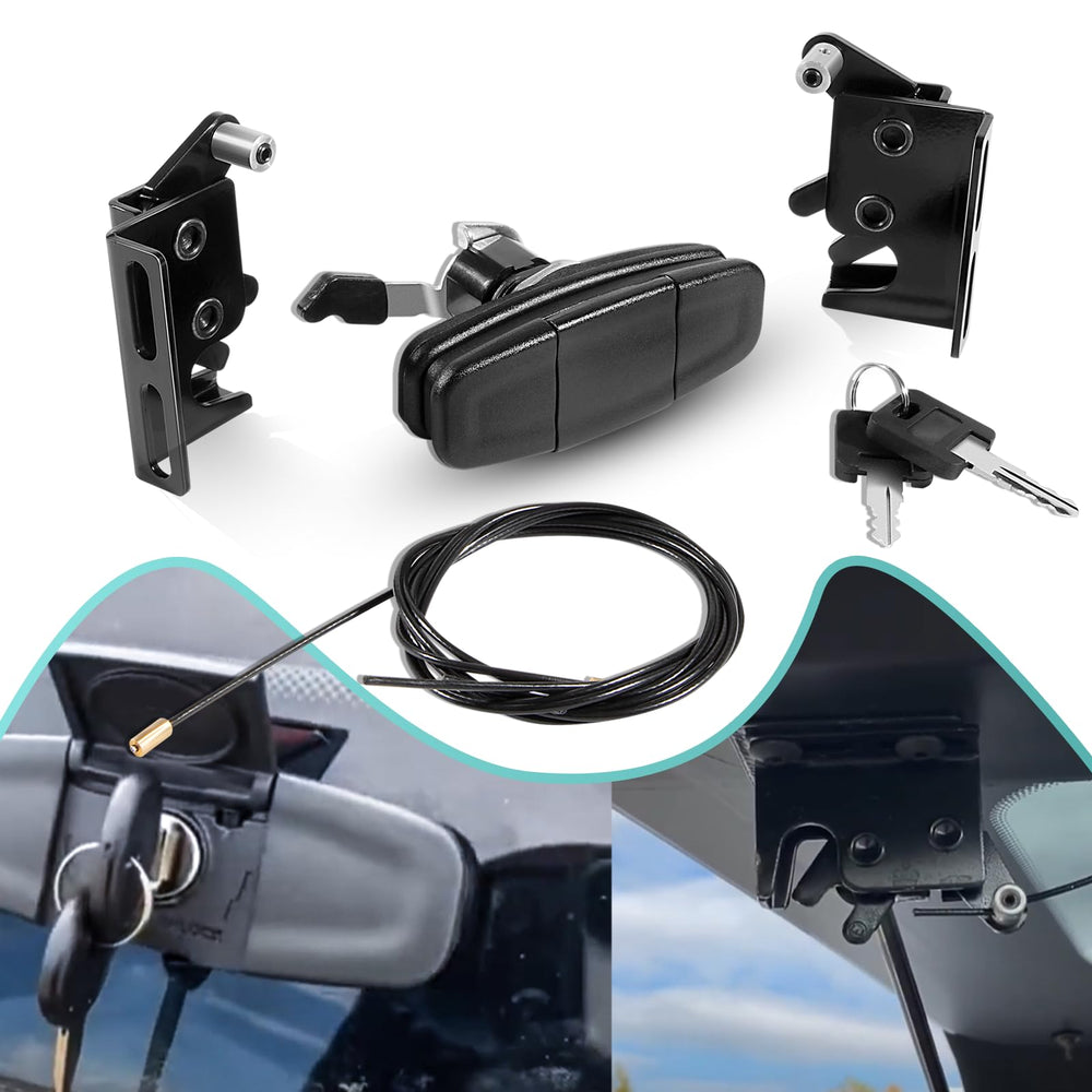 Bzumperyz front view of twist handle kit showing ready-to-install parts and improved security