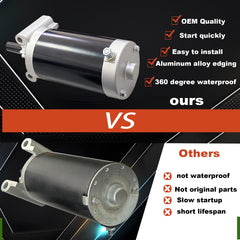 C CLINK starter seal detail emphasizing 360-degree waterproof protection against corrosion