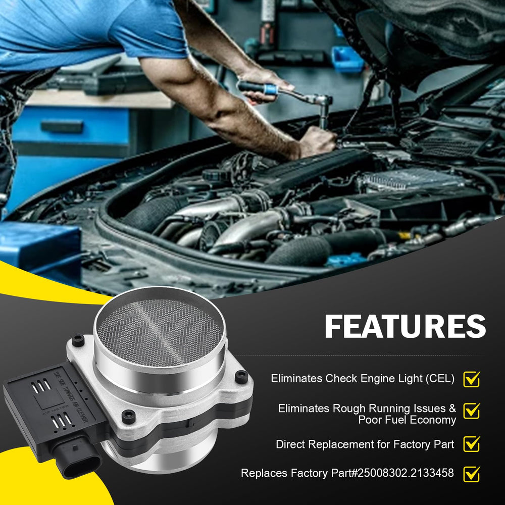 C-Tzu MAF sensor installed in engine bay restoring correct air measurement