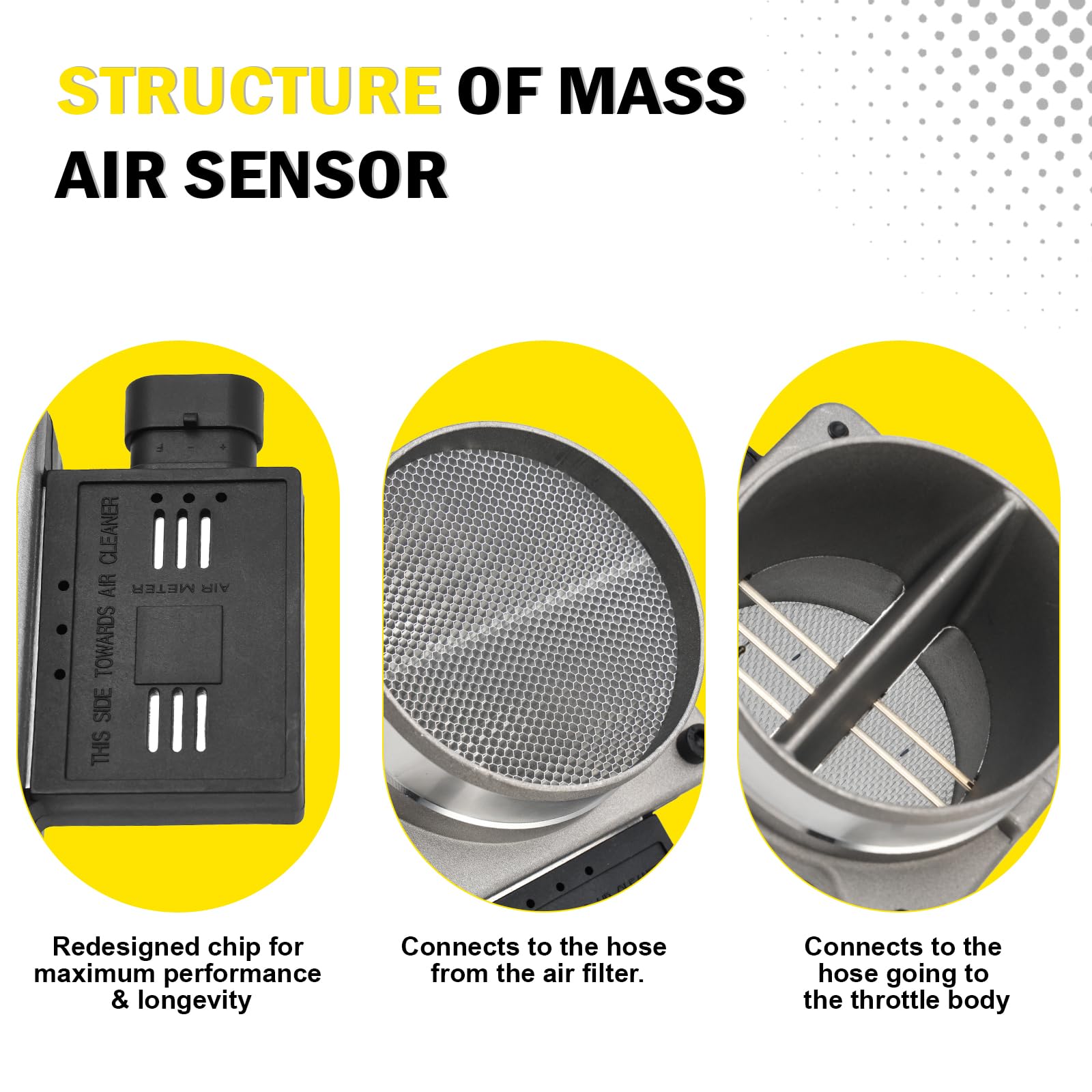 C-Tzu MAF sensor boxed packaging and label verifying part number compatibility