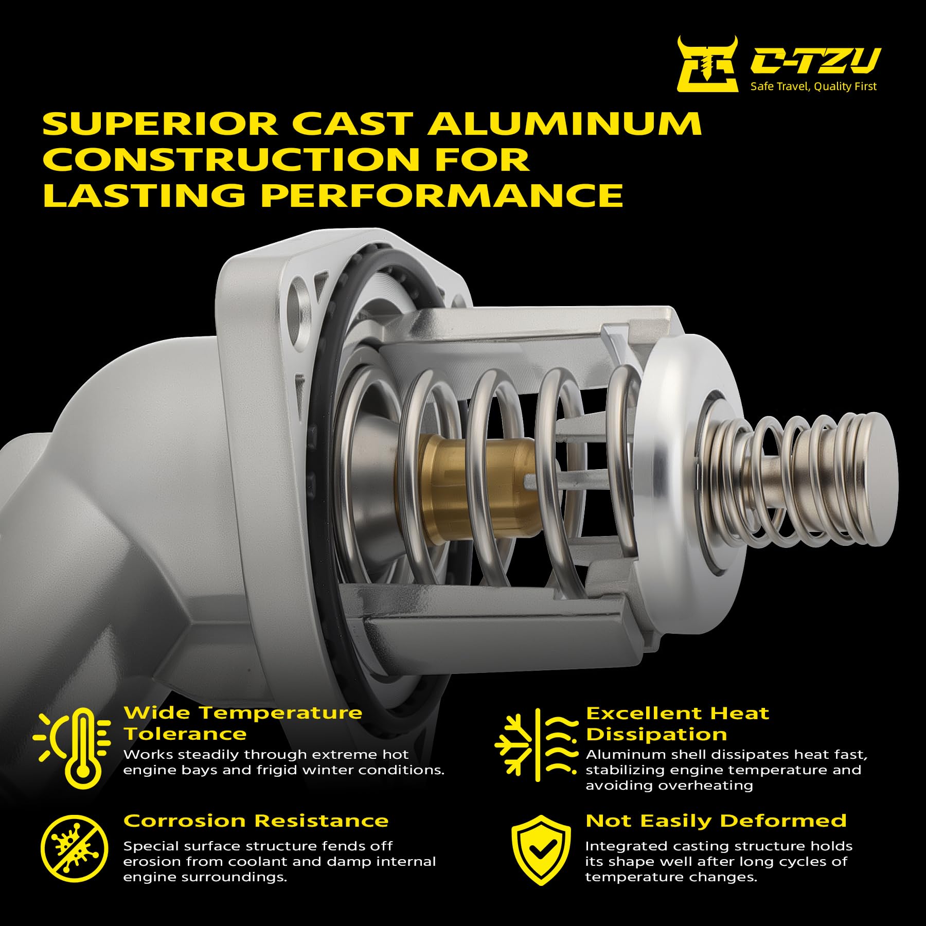 C-Tzu close-up of threads illustrating precise machining for leak prevention