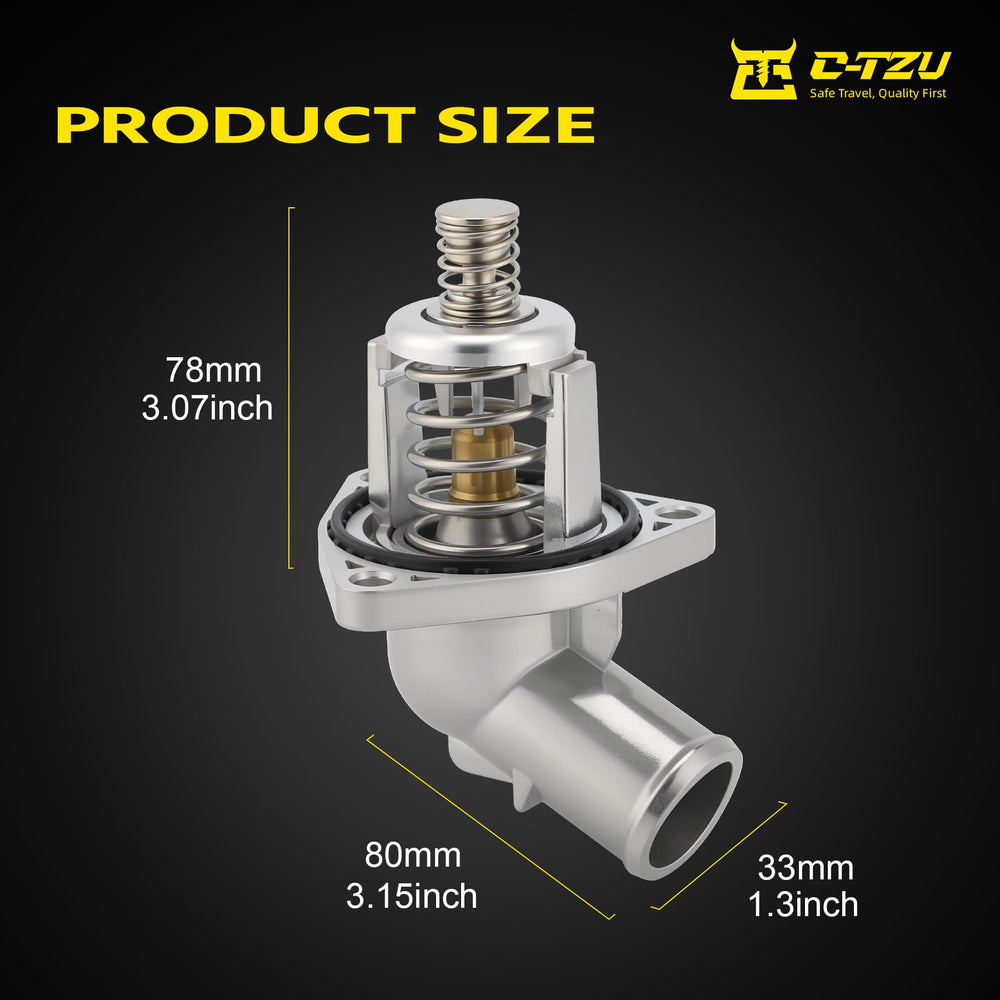 C-Tzu housing next to ruler showing scale for accurate size verification