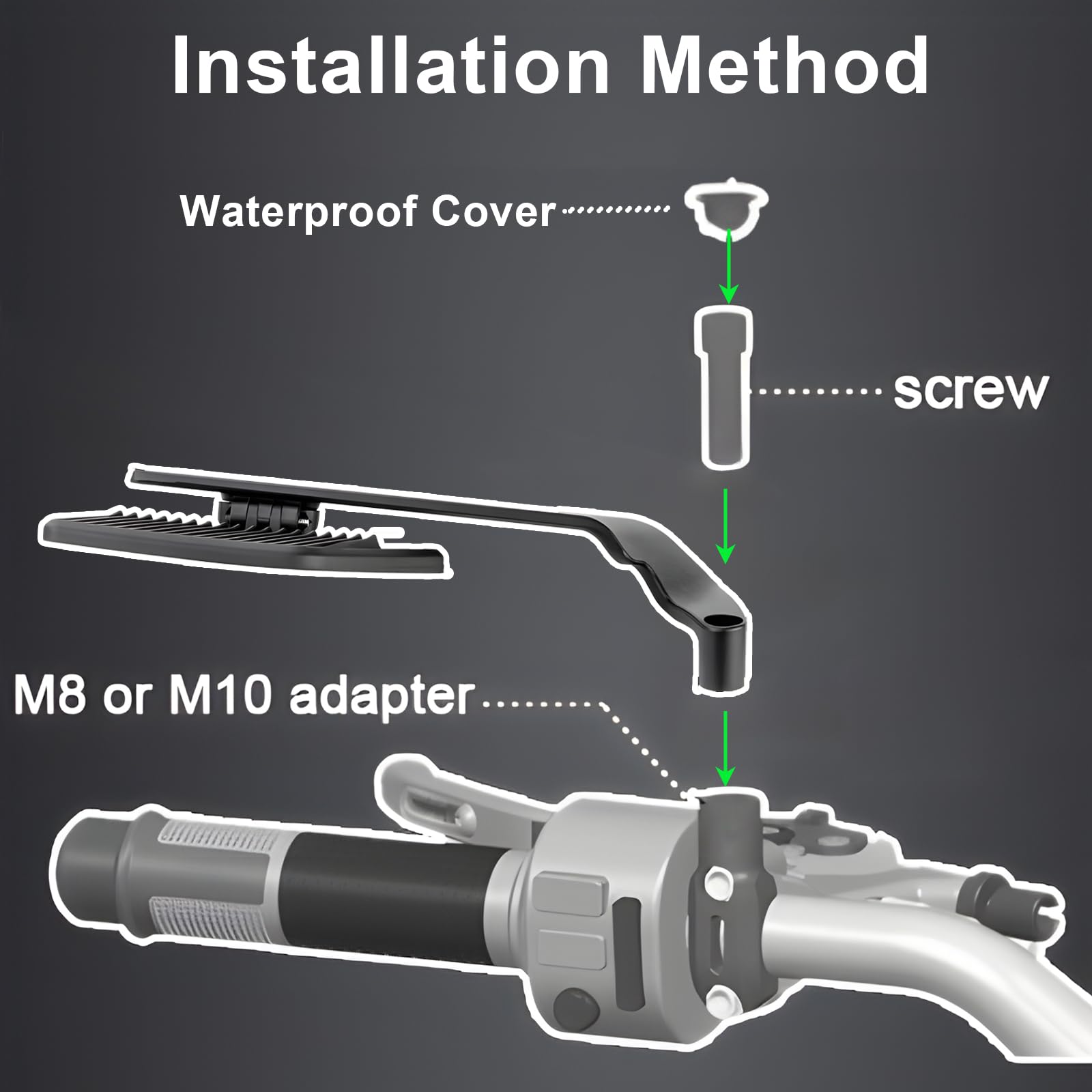 Caboriallan alloy arm detail showing sturdy support for vibration resistance