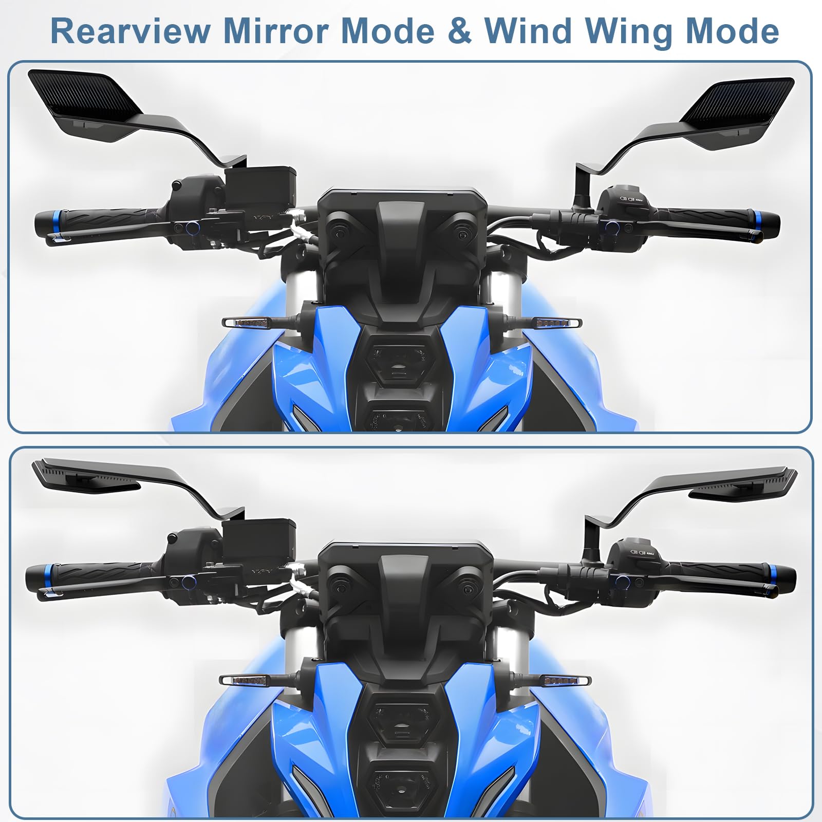 Caboriallan scale on bike handlebar showing mirror size and fit for accurate proportion