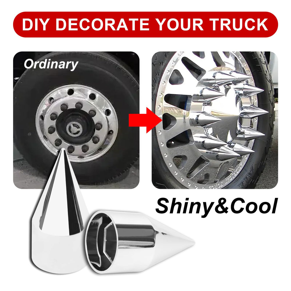 Cabtherlyn installed on truck wheel demonstrating custom look and easy upgrade benefit