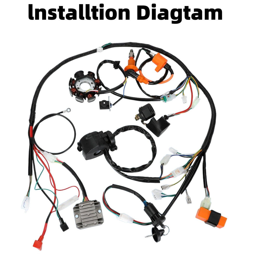 CAFEZAYO ignition coil and 6‑pin CDI together improving spark consistency