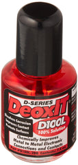 CAIG LABORATORIES DeoxIT D100L front label showing product and size benefits