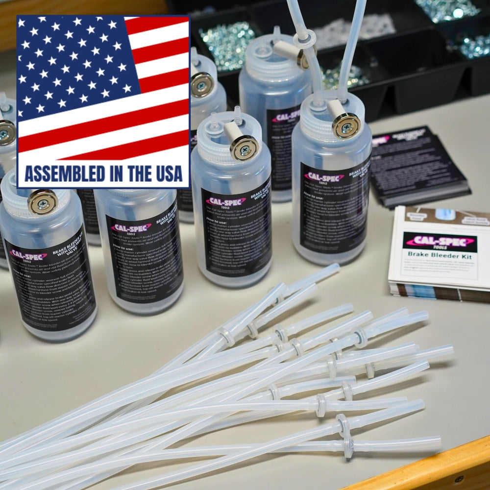 Cal-Spec Tools instruction sheet and parts laid out for easy DIY assembly
