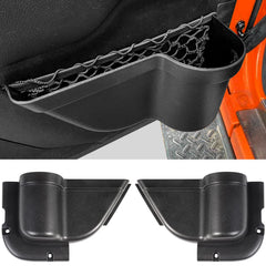 CALBEAU front view showing pocket installed and neat storage benefit