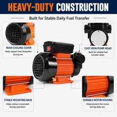 Calenon included hose adapters and clamps for quick installation