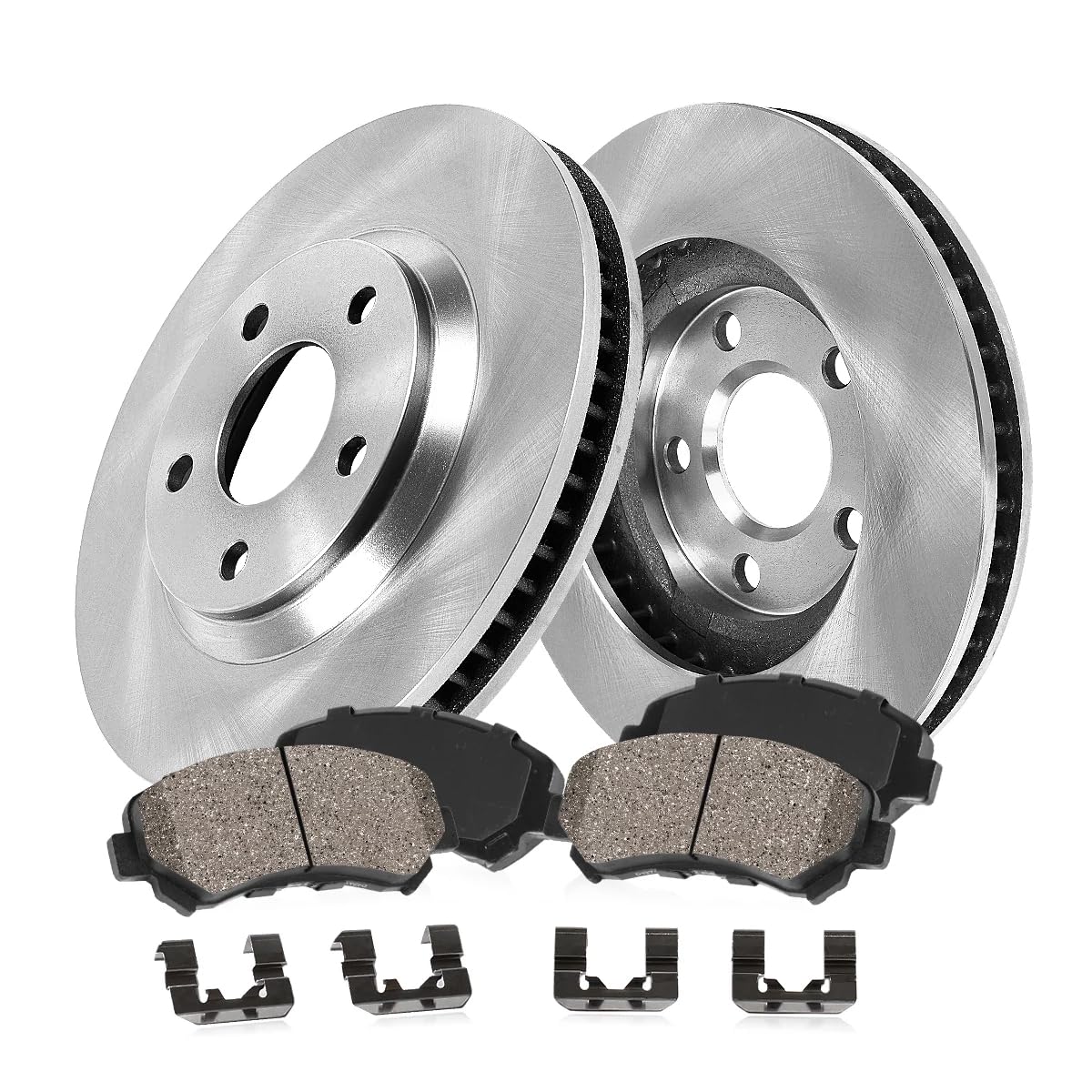 Callahan boxed front brake kit showing included rotors and pads for easy selection