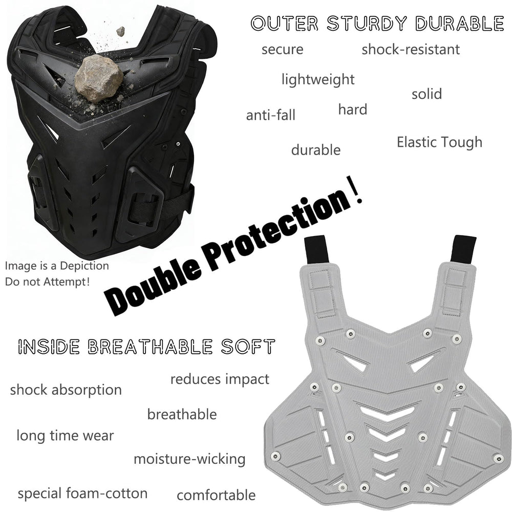 CALOPET in-use on a rider demonstrating protection during motorcycle riding