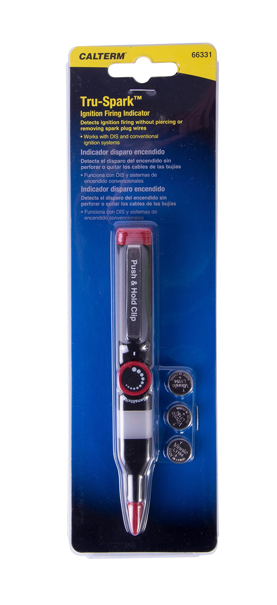 Calterm Tru-Spark next to a ruler showing compact size and workshop portability