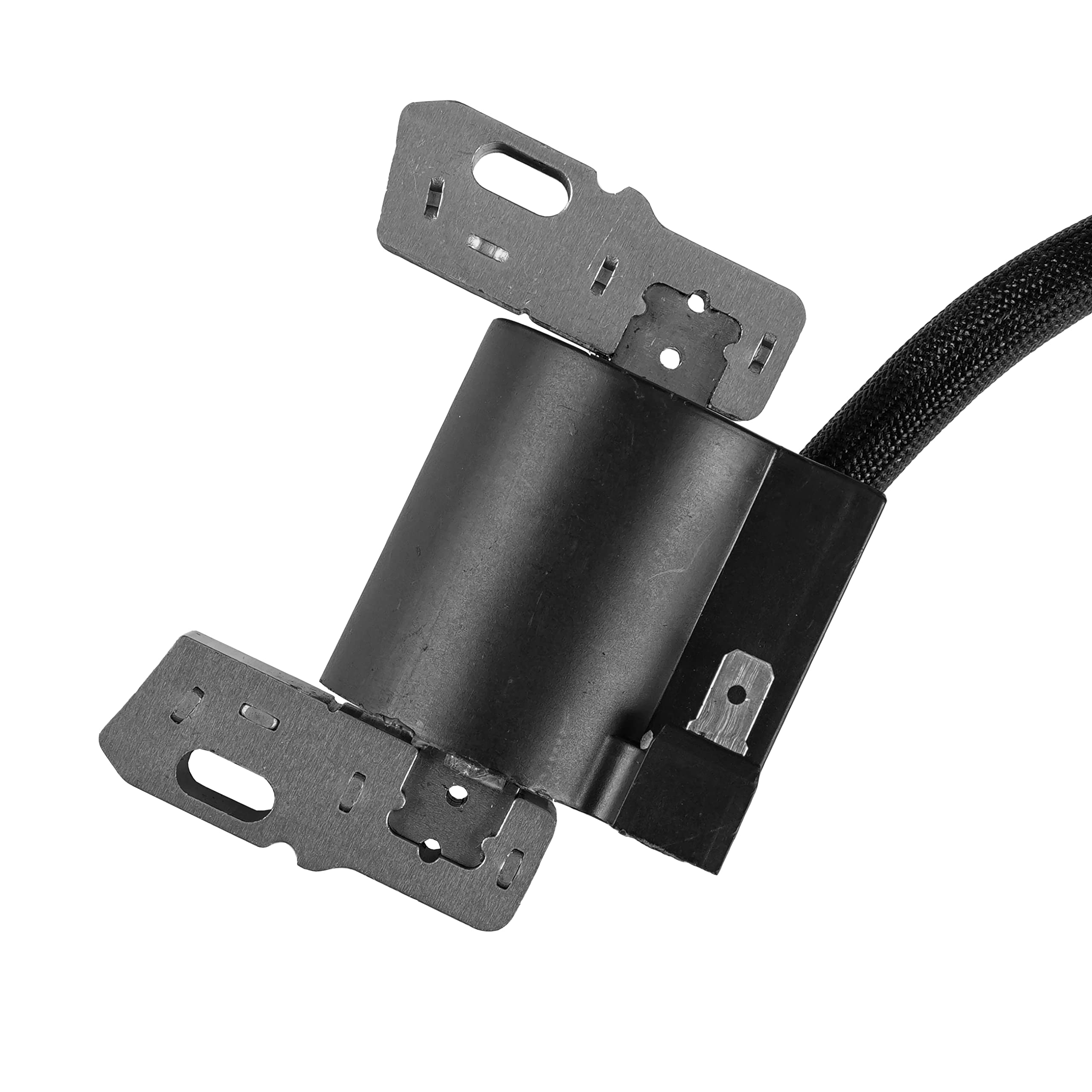 Caltric coil with spark lead attached demonstrating installation ease