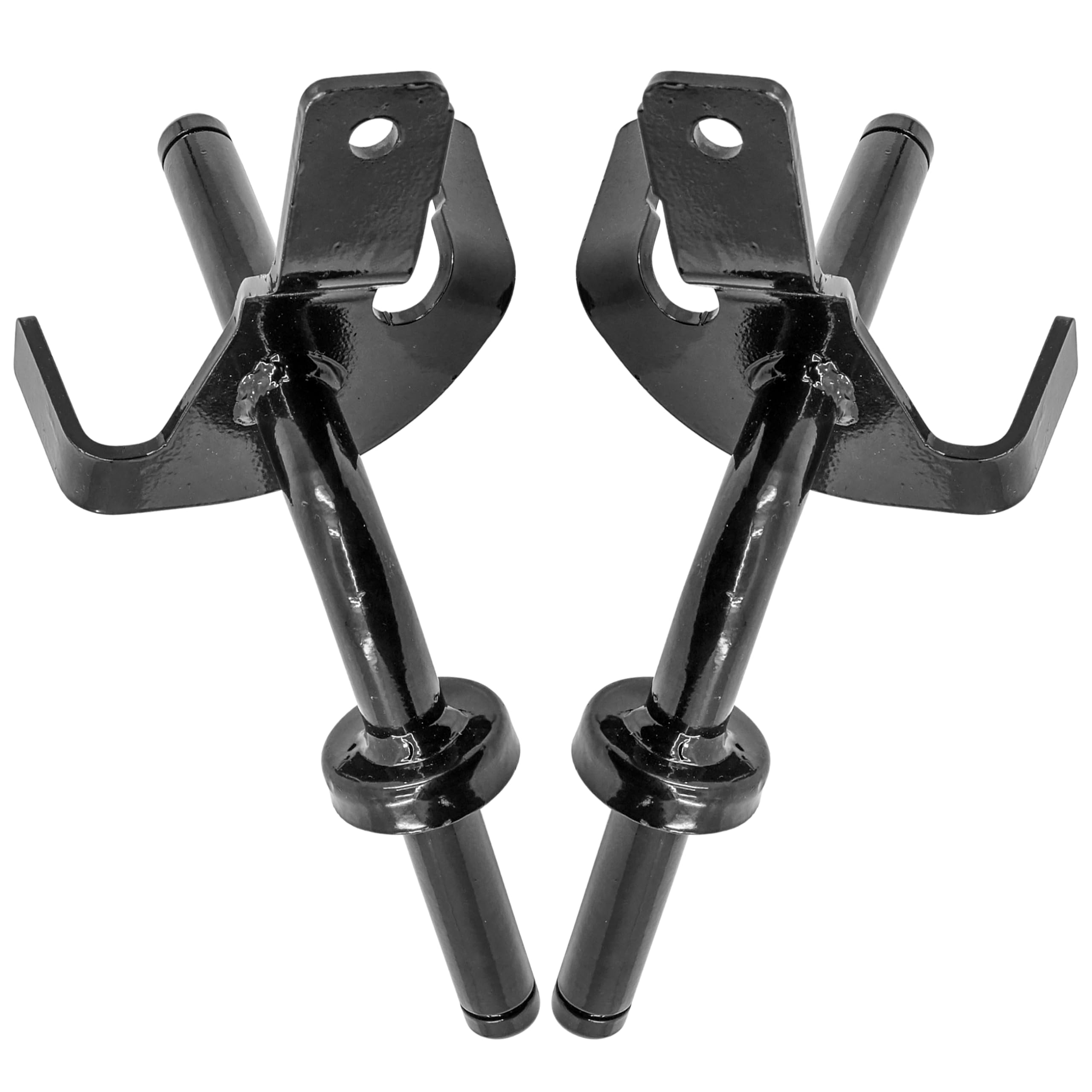 Caltric front view of both spindles showing fit and finish for reliable replacement