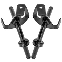 Caltric front view of both spindles showing fit and finish for reliable replacement