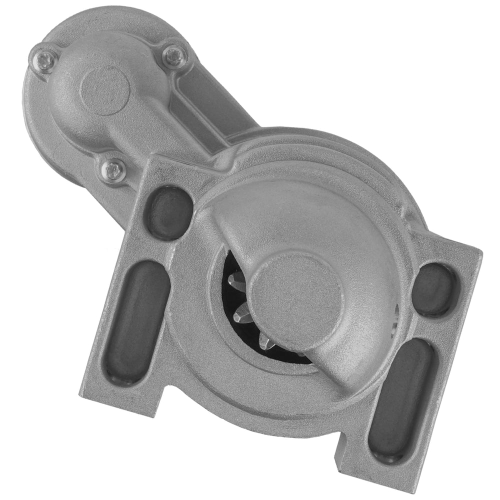 Caltric starter drive gear closeup demonstrating durable engagement benefit
