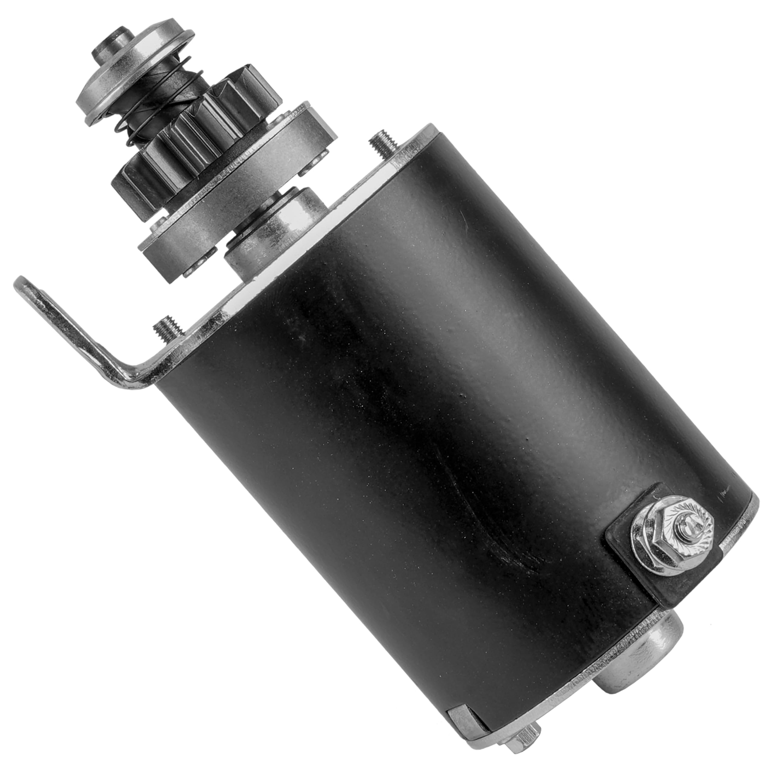 Caltric starter installed on John Deere tractor demonstrating direct replacement benefit