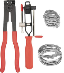 CALU LUKY front kit layout showing pliers and clamps for fast repairs
