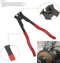 CALU LUKY plier closeup jaws hardened steel for precise crimping