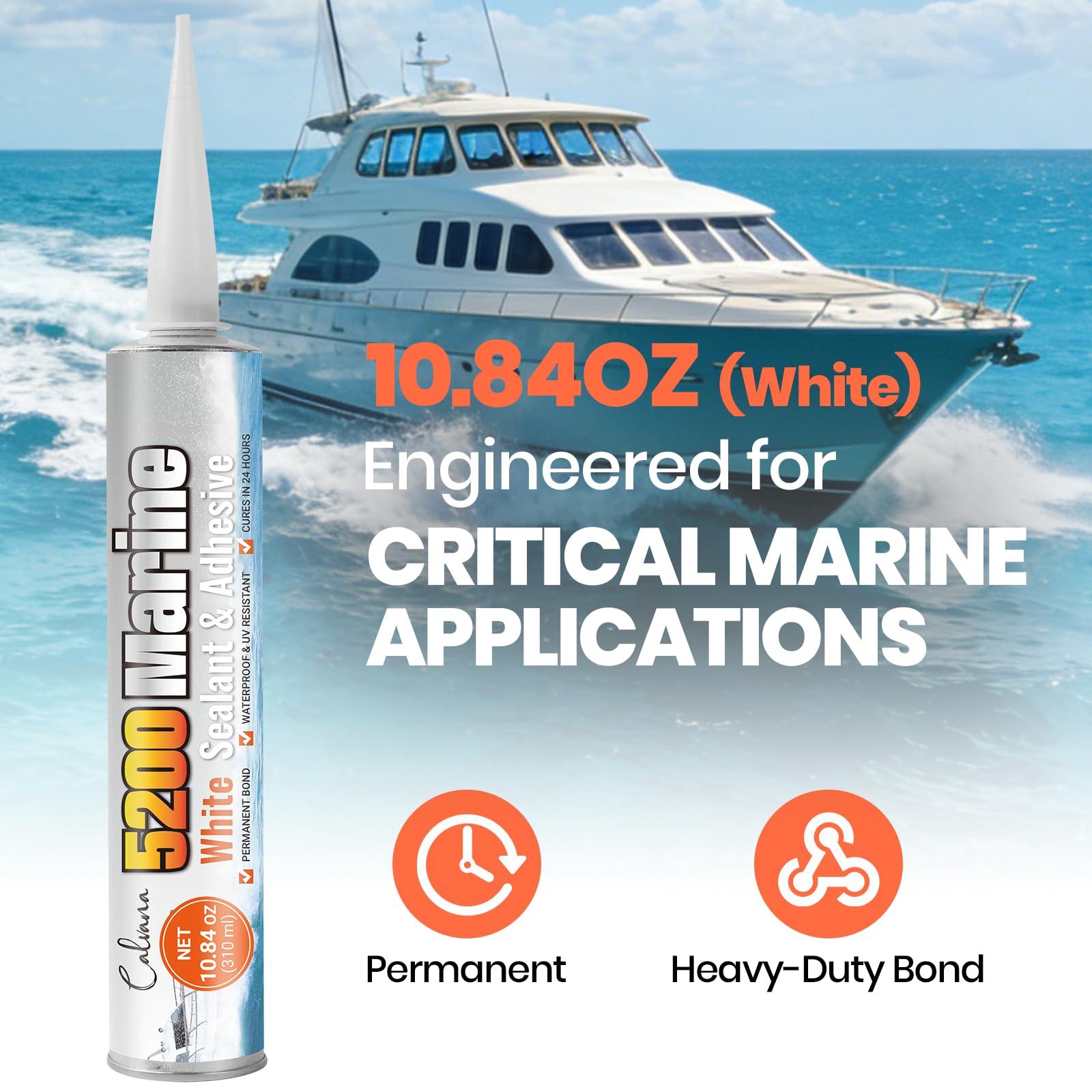 Calvana applicator nozzle and nitrile gloves close-up for precise, clean application benefit