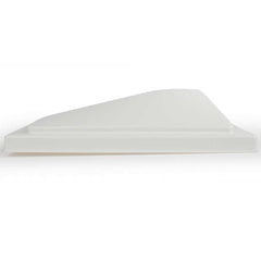 Camco 40151 front view showing clean white lid and fit benefit