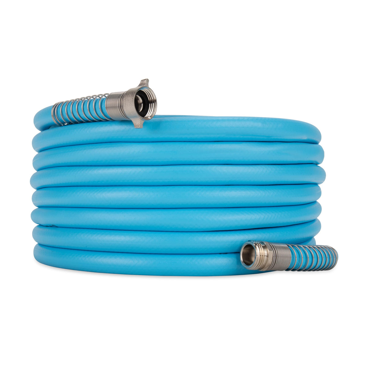 Camco EVOFlex front packaging showing 50-ft hose and benefits