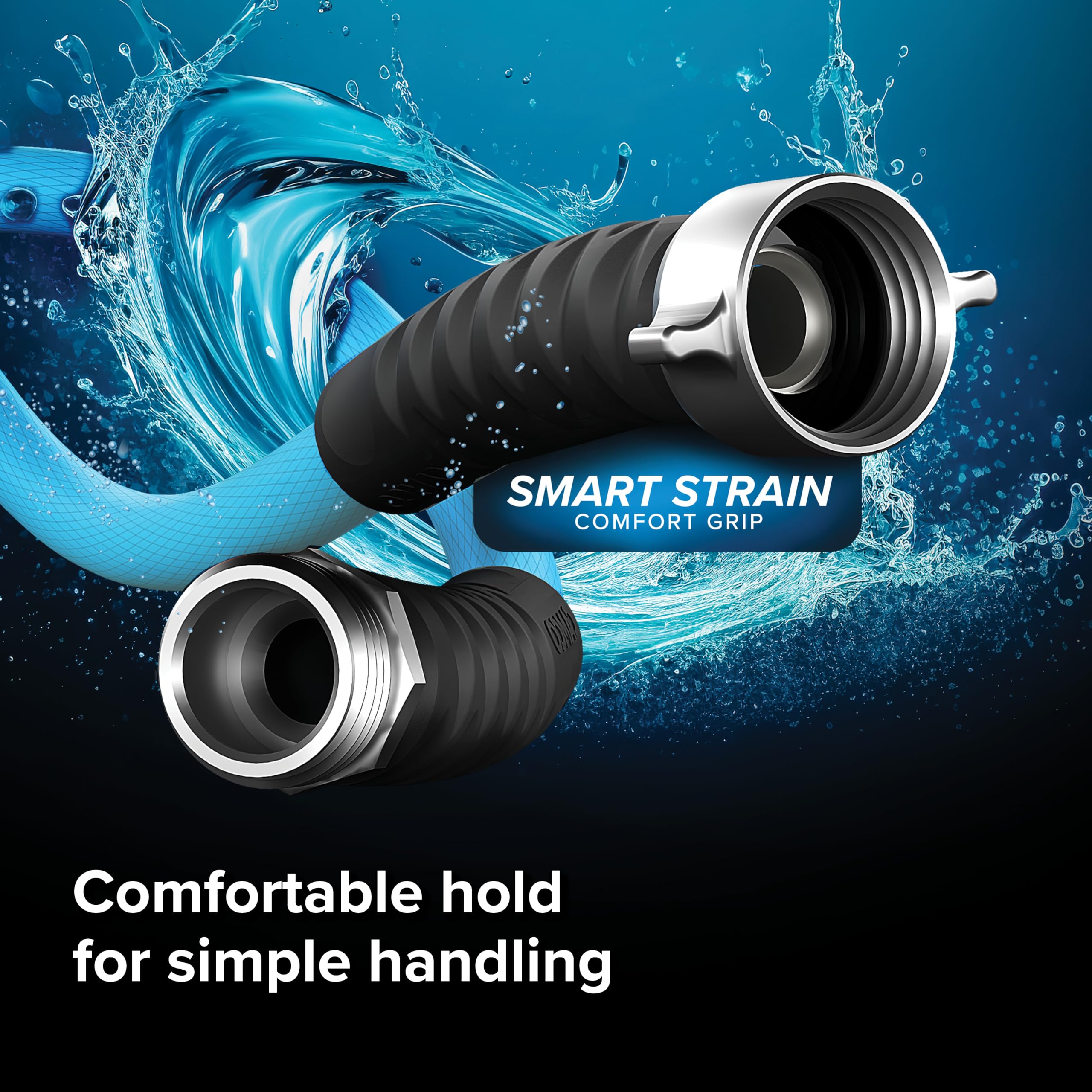 Camco EVOFlex diamond-hatch texture detail highlighting kink resistance and durability