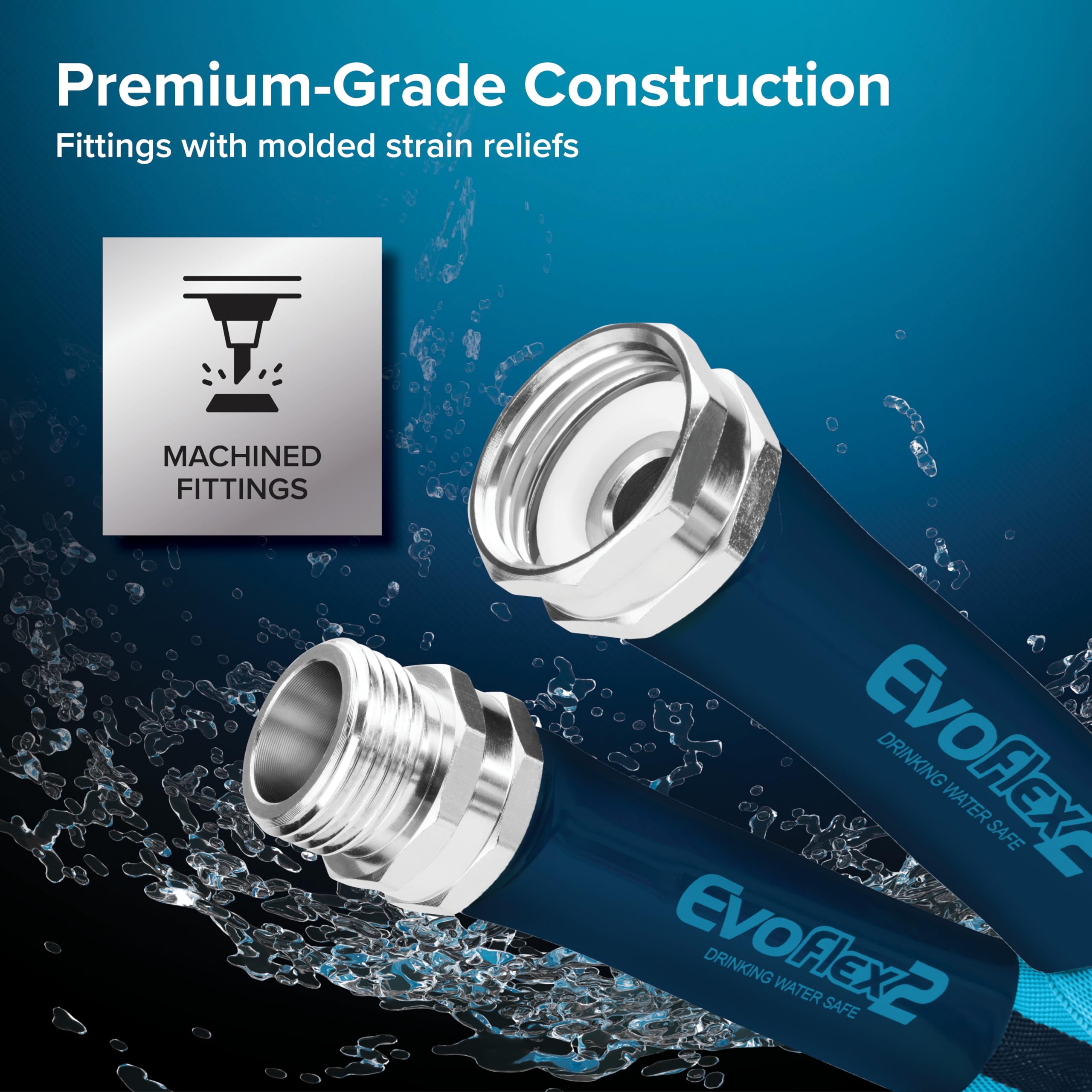Camco EvoFlex2 garden-use-lifestyle showing versatile clean-water use outdoors