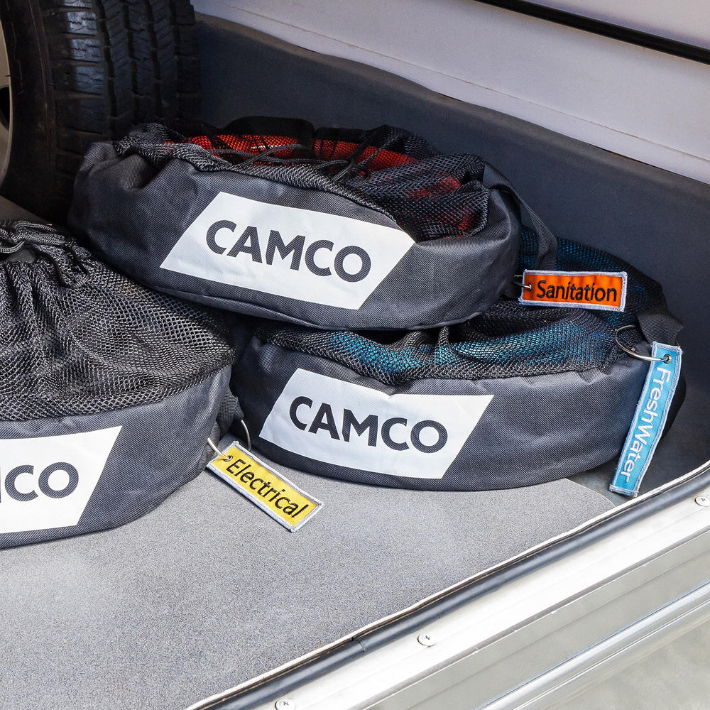 Camco breathable mesh top detail showing airflow to reduce moisture