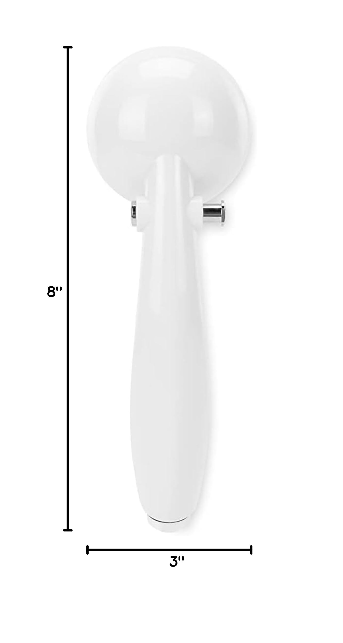 Camco shower head packed in storage for travel-friendly convenience