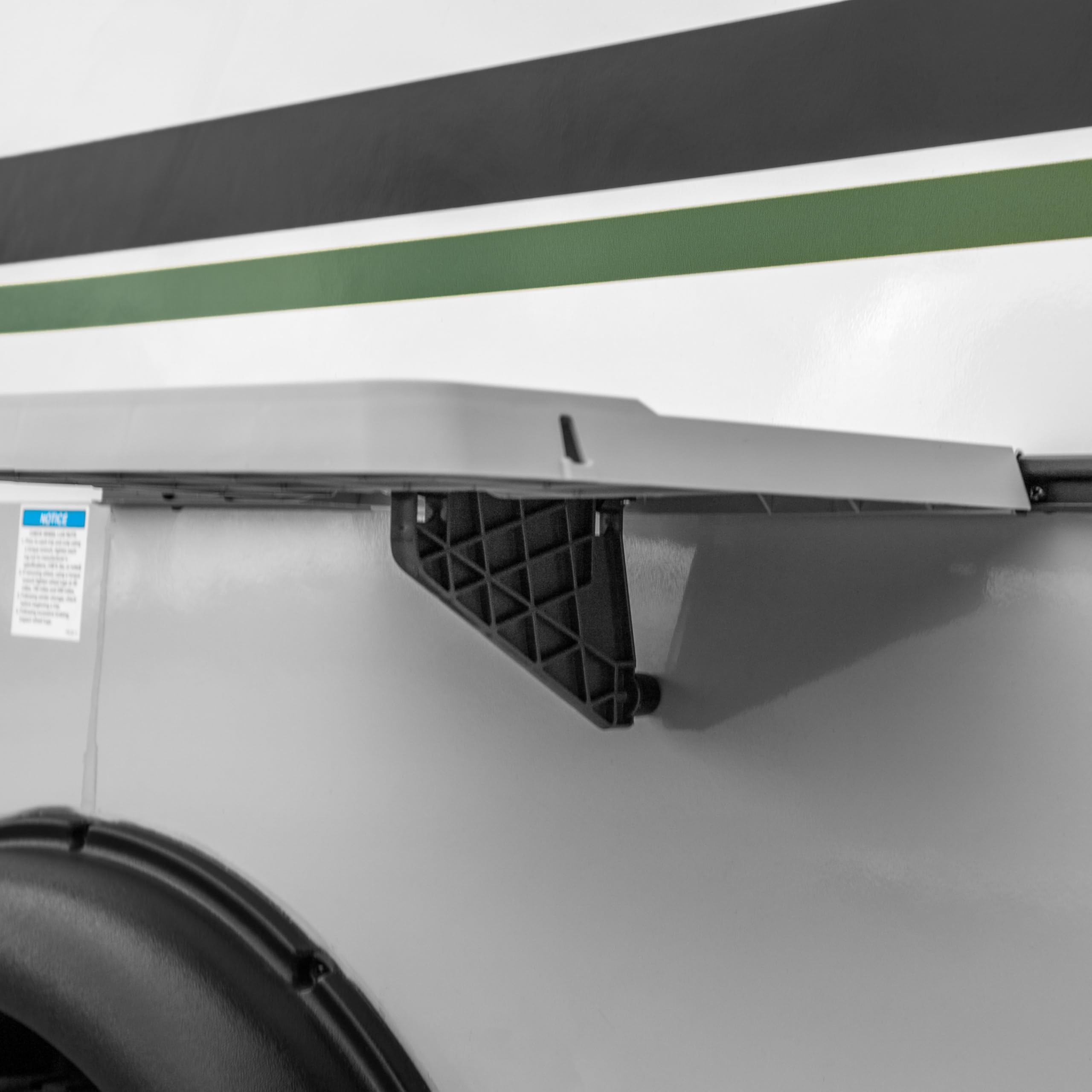 Camco foldable leg detail offering extra support and stable outdoor use
