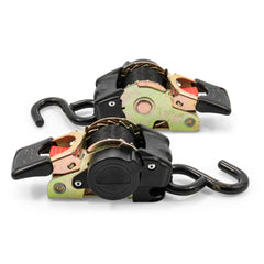 Camco ratchet mechanism detail showing easy tension control and secure locking for safe transport