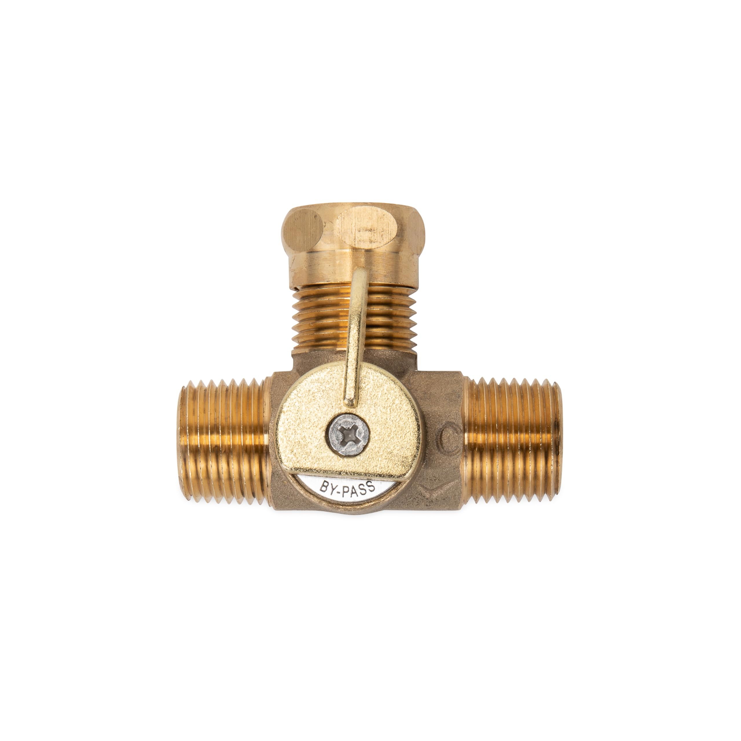 Camco Teflon tape wrapped on threads for secure, sealed connections