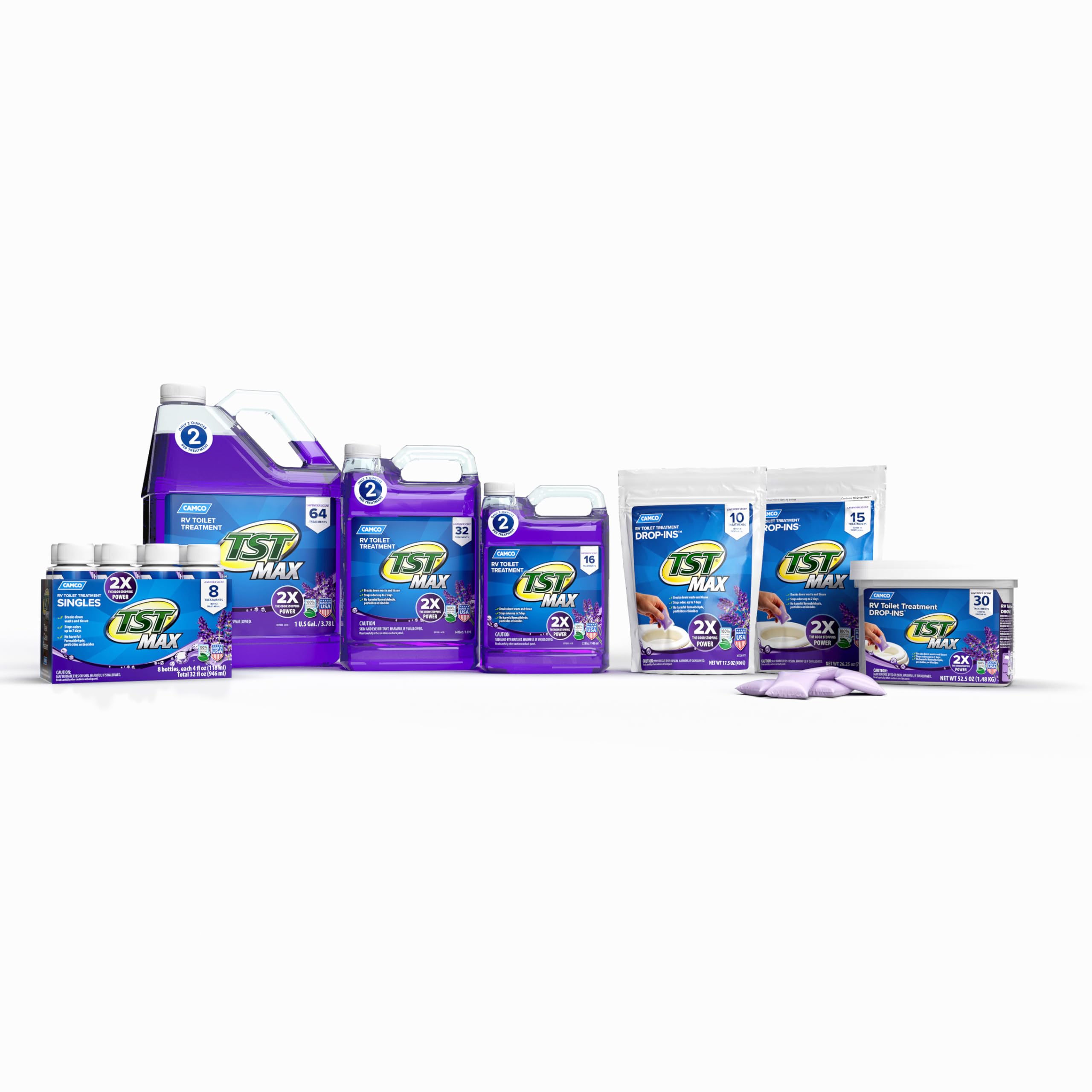 Camco product used at campsite showing odor control and practicality