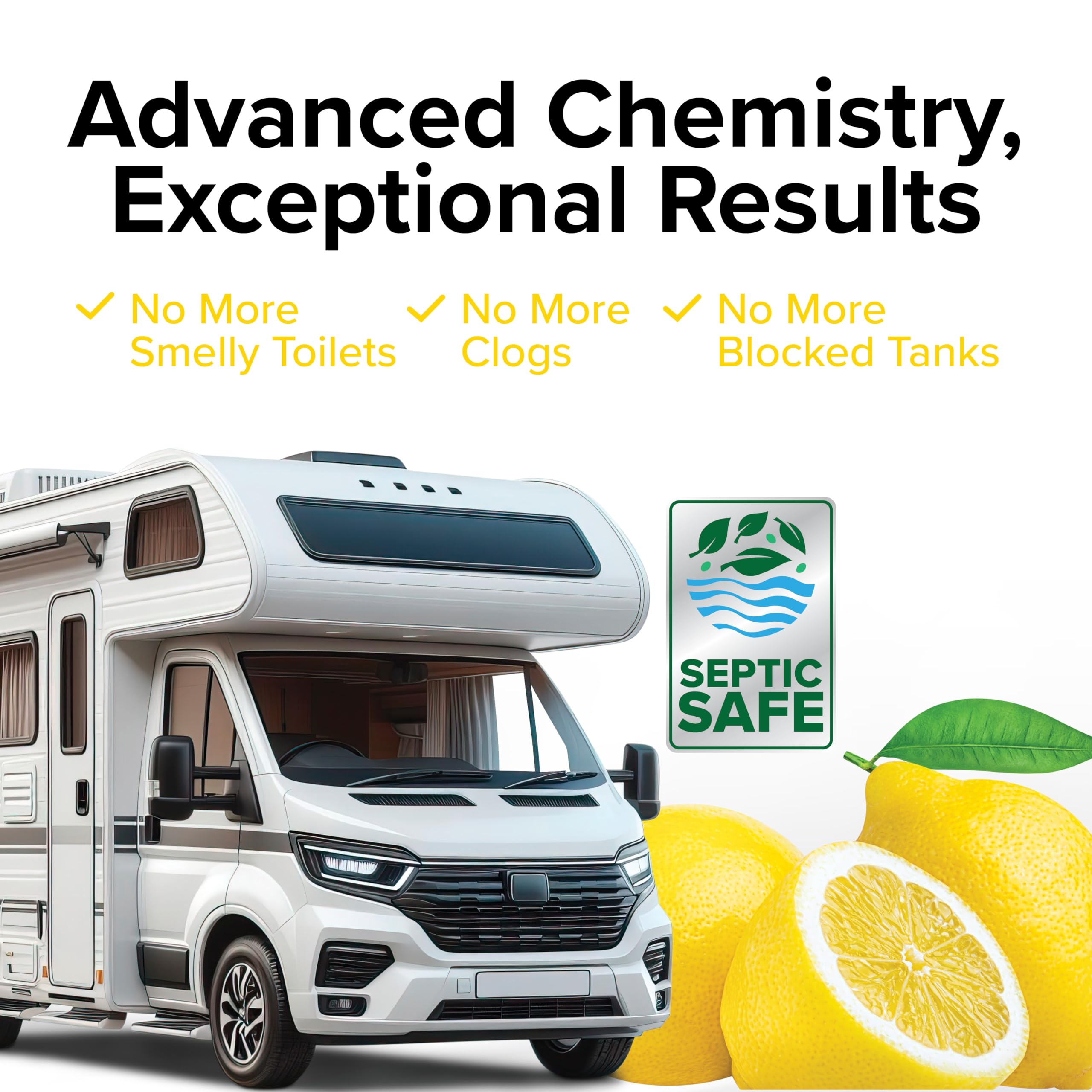 Camco pods stored in RV interior showing travel-ready convenience benefit
